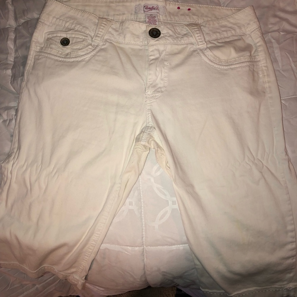 White Bermuda shorts